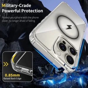 قاب اورجینال Magnetic دور ژله ای MagSafe مدل Samsung Galaxy S23 Ultra - صورتی (پک دار)