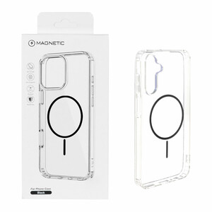 قاب اورجینال Magnetic دور ژله ای MagSafe مدل Samsung Galaxy A15 - مشکی (پک دار)