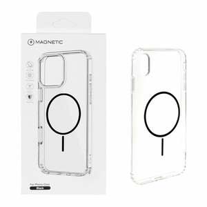 قاب اورجینال Magnetic دور ژله ای MagSafe مدل Apple iPhone X Max / iPhone XS Max - مشکی (پک دار)