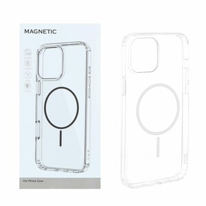 قاب اورجینال Magnetic دور ژله ای MagSafe مدل Apple iPhone 12 Pro Max - سفید (پک دار)
