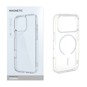 قاب اورجینال Magnetic دور ژله ای MagSafe مدل Apple iPhone 17 Pro - سفید (پک دار)