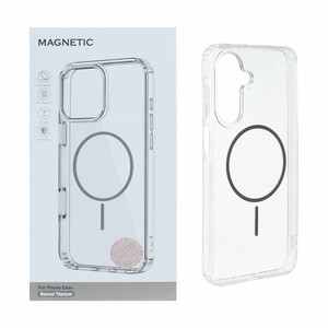 قاب اورجینال Magnetic دور ژله ای MagSafe مدل Samsung Galaxy A17 / A26 - خاکستری (پک دار)