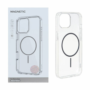 قاب اورجینال Magnetic دور ژله ای MagSafe مدل Apple iPhone 13 / iPhone 14 - خاکستری (پک دار)