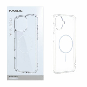 قاب اورجینال Magnetic دور ژله ای MagSafe مدل Samsung Galaxy A07 - سفید (پک دار)