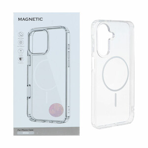 قاب اورجینال Magnetic دور ژله ای MagSafe مدل Samsung Galaxy A17 / A26 - سفید (پک دار)