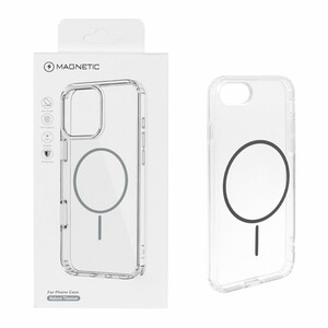 قاب اورجینال Magnetic دور ژله ای MagSafe مدل Apple iPhone 7 / iPhone 8 / iPhone SE (2020) - خاکستری (پک دار)
