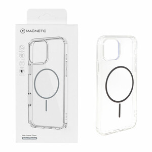 قاب اورجینال Magnetic دور ژله ای MagSafe مدل Apple iPhone 11 Pro - خاکستری (پک دار)
