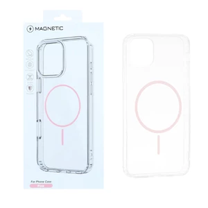 قاب اورجینال Magnetic دور ژله ای MagSafe مدل Apple iPhone 11 Pro Max - صورتی (پک دار)