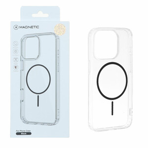 قاب اورجینال Magnetic دور ژله ای MagSafe مدل Apple iPhone 15 Pro - مشکی (پک دار)