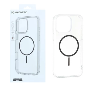 قاب اورجینال Magnetic دور ژله ای MagSafe مدل Apple iPhone 15 Pro Max - مشکی (پک دار)