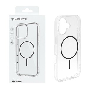 قاب اورجینال Magnetic دور ژله ای MagSafe مدل Apple iPhone 17 - مشکی (پک دار)