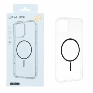 قاب اورجینال Magnetic دور ژله ای MagSafe مدل Apple iPhone 11 Pro Max - مشکی (پک دار)