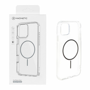 قاب اورجینال Magnetic دور ژله ای MagSafe مدل Apple iPhone 11 - خاکستری (پک دار)