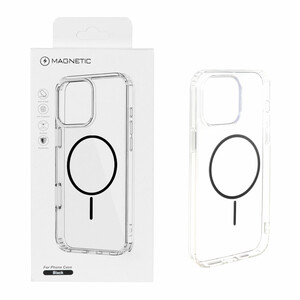 قاب اورجینال Magnetic دور ژله ای MagSafe مدل Apple iPhone 14 Pro Max - مشکی (پک دار)