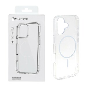 قاب اورجینال Magnetic دور ژله ای MagSafe مدل Apple iPhone 17 - سفید (پک دار)