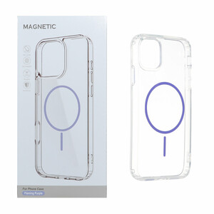 قاب اورجینال Magnetic دور ژله ای MagSafe مدل Apple iPhone 11 - بنفش روشن (پک دار)