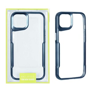 قاب NewZone پشت سخت شفاف Apple iPhone 13 / iPhone 14 - سرمه ای (پک دار)