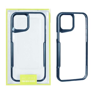 قاب NewZone پشت سخت شفاف Apple iPhone 12 Pro Max - سرمه ای (پک دار)