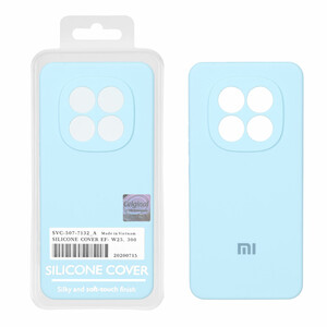 قاب سیلیکونی پاک کنی اورجینال Master Quality مدل Xiaomi Redmi Note 15 Pro 4G - آبی آسمانی (پک دار)