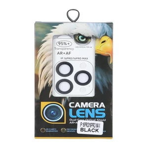 محافظ لنز رینگی اورجینال Eagle شابلون دار با قابلیت نصب مجدد Apple iPhone 16 Pro Max / iPhone 16 Pro - مشکی (پک دار)