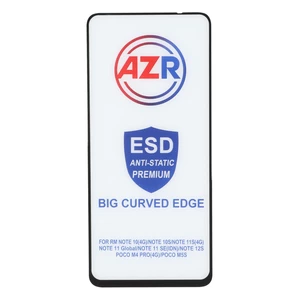 محافظ صفحه نمایش شیشه ای AZR - Big curved ESD Anti Static مدل Xiaomi Redmi Note 12S / Redmi Note 11 4G / Redmi Note 11S / Redmi Note 10 4G / Redmi Note 10S / Poco M5S / Poco M4 Pro 4G