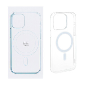 قاب شفاف Apple iPhone 15 Pro Max با قابلیت شارژ MagSafe (پک دار) - MPS