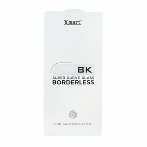 محافظ صفحه نمایش شیشه ای اورجینال بدون حاشیه XMART Super Curve 8K مدل Samsung Galaxy S25 Ultra