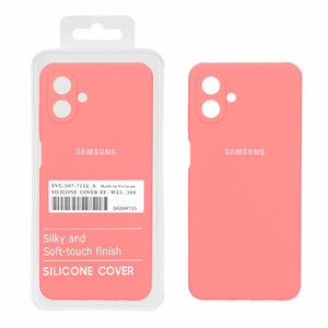 قاب سیلیکونی پاک کنی اورجینال درجه یک Samsung Galaxy A07 - مرجانی (پک دار)