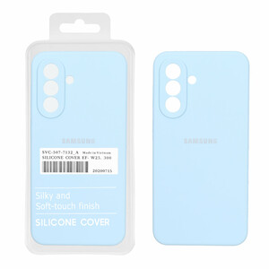 قاب سیلیکونی پاک کنی اورجینال درجه یک Samsung Galaxy A37 - آبی آسمانی (پک دار)