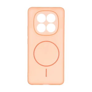 قاب زله ای مات Ultar thin طرح مگ سیف محافظ لنزدار Xiaomi Redmi Note 15 - نارنجی