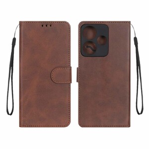کیف موبایل مگنتی درجه یک MNC مدل Xiaomi Redmi 13X / Redmi 13 4G / Poco M6 4G - قهوه ای