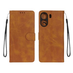 کیف موبایل مگنتی درجه یک MNC مدل Xiaomi Redmi 13C / Poco C65 - عسلی