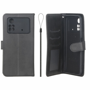 کیف موبایل مگنتی درجه یک داخل خز MNC Plus مدل Xiaomi Poco M4 Pro 4G - مشکی