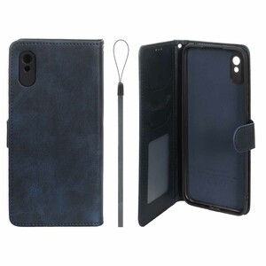 کیف موبایل مگنتی درجه یک داخل خز MNC Plus مدل Xiaomi Redmi 9A / Redmi 9A Sport / Redmi 9AT - سرمه ای