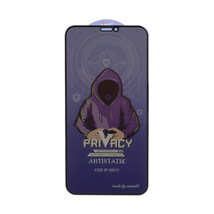 محافظ صفحه نمایش شیشه ای Full Cover Mietubl Anti Static Privacy مدل Apple iPhone 11 / iPhone XR