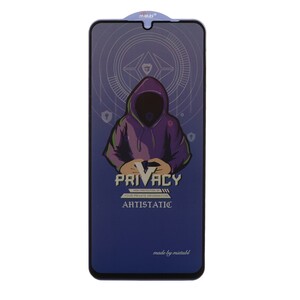 محافظ صفحه نمایش شیشه ای Full Cover Mietubl Anti Static Privacy مدل Samsung Galaxy A07 / A06 / A05 / Xiaomi Redmi 13C / Poco C65 / Poco M6 5G / Honor X7 / X7A / Realme C51 / Realme C53