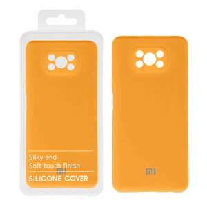 قاب نیو سیلیکون محافظ لنزدار RFF مدل Xiaomi Poco X3 / Poco X3 Pro / Poco X3 NFC - زرد کد 9 (پک دار)