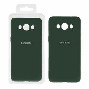 قاب نیو سیلیکون محافظ لنزدار RFF مدل Samsung J5 2016 / J510 - سبز (پک دار)