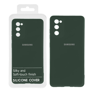 قاب نیو سیلیکون محافظ لنزدار RFF مدل Samsung S20 FE - سبز تیره (پک دار)