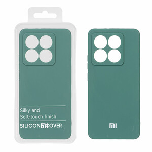 قاب نیو سیلیکون محافظ لنزدار RFF مدل Xiaomi Mi 14T / Mi 14T Pro - سبز (پک دار)