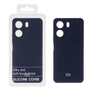 قاب نیو سیلیکون محافظ لنزدار RFF مدل Xiaomi Redmi 13C / Poco C65 - سرمه ای (پک دار)