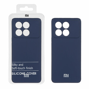 قاب نیو سیلیکون محافظ لنزدار RFF مدل Xiaomi Poco X6 Pro 5G / Redmi K70E - سرمه ای (پک دار)