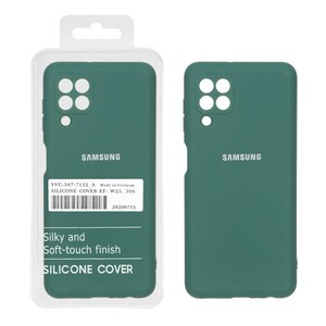 قاب نیو سیلیکون محافظ لنزدار RFF مدل Samsung Galaxy A22 4G / M22 / M32 4G / F22 - سبز (پک دار)