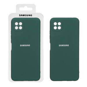 قاب نیو سیلیکون محافظ لنزدار RFF مدل Samsung Galaxy A22 5G - سبز (پک دار)