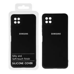 قاب نیو سیلیکون محافظ لنزدار RFF مدل Samsung A22 - 5G - مشکی کد1 (پک دار)