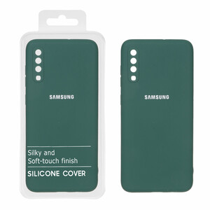 قاب نیو سیلیکون محافظ لنزدار RFF مدل Samsung Galaxy A70 / A70s - سبز (پک دار)