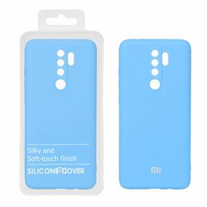 قاب نیو سیلیکون محافظ لنزدار RFF مدل Xiaomi Redmi Note 8 Pro - آبی (پک دار)