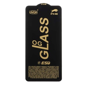 محافظ صفحه نمایش شیشه ای درجه یک Xiaomi Redmi Note 14 4G / Note 12 Pro 4G / Note 11 Pro / Note 11 Pro Plus / Note 10 Pro 4G / Note 10 Pro Max / Poco F3 / F3 GT / F4 / X4 Pro / Mi 13T / Mi 13T Pro - Full Cover OG - ESD OVOG
