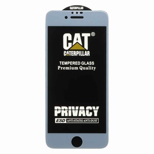 محافظ صفحه نمایش شیشه ای Full Cover Privacy Caterpillar - ESD مدل Apple IPhone 6 / IPhone 6S / IPhone 7 / IPhone 8 - سفید