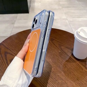 قاب پشت رنگی دور ژله ای با قابلیت شارژ MagSafe مدل Apple iPhone 15 Pro - مشکی (پک دار)